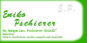 eniko pschierer business card